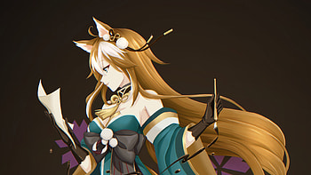 Genderbend Gorou Genshin Impact HD wallpaper