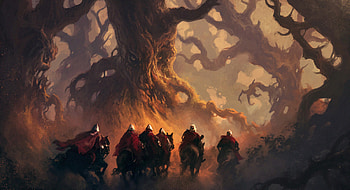 Cursed Forest, artist, artwork, digital-art, artstation HD wallpaper