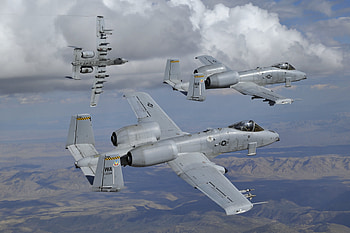 Aircraft, Military, Fairchild Republic A 10 Thunderbolt Ii, Warplane, Jet Fighters HD wallpaper