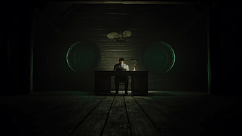 Alan Wake 2 Dark Mystery Scene -, video game, Alan Wake 2 HD wallpaper