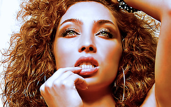 Beauty, sexy, face, girl, model HD wallpaper