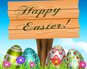Happy Easter, flowers, Easter, art, eggs HD wallpaper
