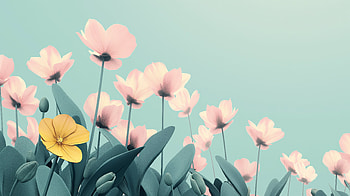 Pastel Floral Paradise, spring, flower HD wallpaper