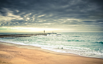 Landscape, Sea, Beach HD wallpaper