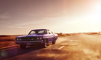 1970 PLYMOUTH GTX Front, cars, artist, behance HD wallpaper
