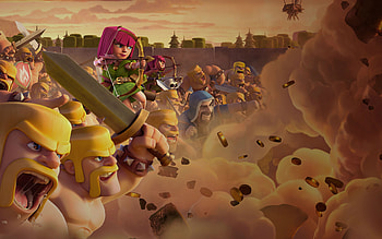 Clash of Clans, Games ultra , Giant , Mobile and tablet HD wallpaper