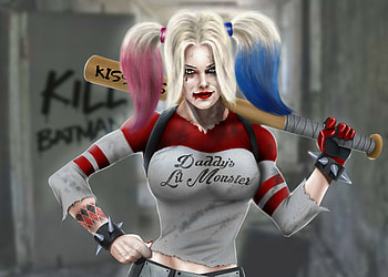 Harley Quinn 10k, harley-quinn, superheroes, artwork, artist, digital-art HD wallpaper
