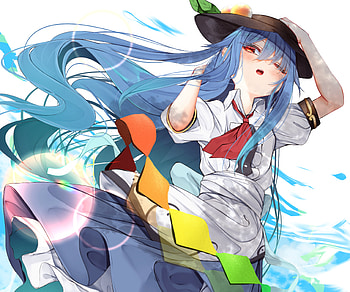 Tenshi Hinanai, Tenshi Hinanai, Anime, Touhou HD wallpaper