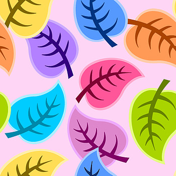 Art, Leaves, Vector, Multicolored, Motley HD phone wallpaper
