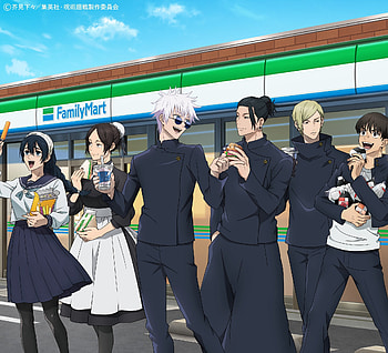 Jujutsu Kaisen Anime Crew at FamilyMart – Vibrant Vibes, Anime, Jujutsu Kaisen HD wallpaper