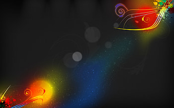 Colour Abstract, blue, circles, colour, 3d, abstract, cg, yellow, red, cool, colourful HD wallpaper