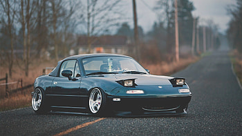 MX-5 NA Stance Suburban, Mazda Miata HD wallpaper