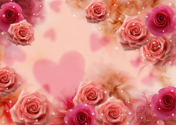 Background, Hearts, Love, Postcard HD wallpaper