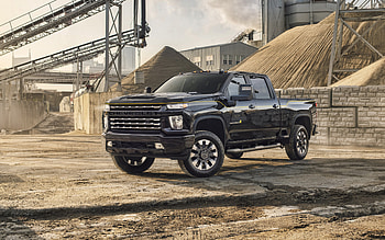 2021, Chevrolet Silverado 2500, Carhartt Special Edition, , front view, black pickup truck, Chevrolet Silverado, Silverado tuning, American cars, Chevrolet HD wallpaper