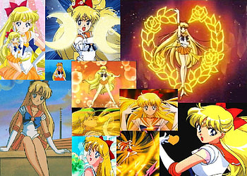 Sailor Venus, sexy, sailormoon, hot, cute, girl, collage, anime girl, anime, female HD wallpaper