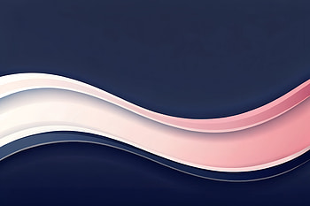 Navy blue fading into pink, separated by a wave with a blank white center, Abstract, abstract curves, abstract design, wave, 3D HD wallpaper