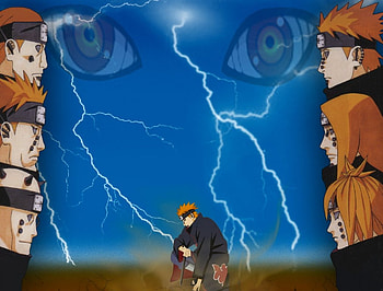 6,pein, naruto, 6, pein HD wallpaper