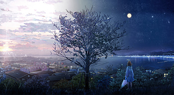 Anime Girl Raincoat , anime-girl, anime, rain, artist, artwork, digital-art HD wallpaper
