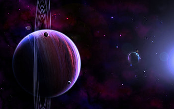 Abstract, Background, Sky, Dark, Stains, Spots, Saturn HD wallpaper