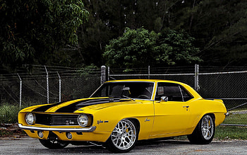 Chevrolet, Cars, Side View, Camaro, 1969 HD wallpaper