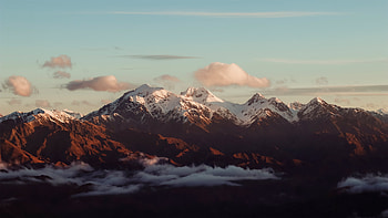 Clouds Sky Mountains , clouds, sky, mountains, nature HD wallpaper