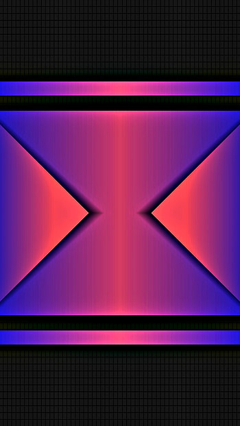 Material design neon, digital, amoled, pink, symmetry, geometric, layers, pattern, purple, abstract HD phone wallpaper