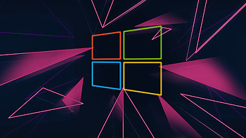 Windows Logo Shards , windows, logo, computer HD wallpaper