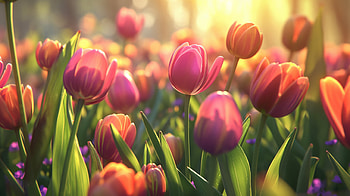 Spring Tulip Bloom, spring, flower, tulip HD wallpaper