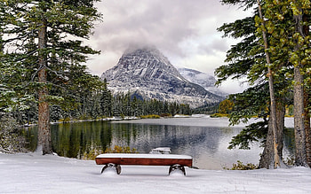 Winter landscape, Sinop Montana, High-quality HD wallpaper