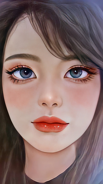 Cute girl, nose, face, lip HD phone wallpaper