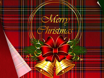 Merry Christmas, Christmas Bells, Christmas, red HD wallpaper