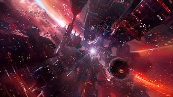 Cosmic Citadel: A Space Opera Megastructure, Sci Fi, space opera, space, galaxy HD wallpaper
