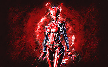 Fortnite Red Lynx Skin, Fortnite, main characters, red stone background, Red Lynx, Fortnite skins, Red Lynx Skin, Red Lynx Fortnite, Fortnite characters HD wallpaper