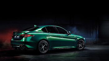 Alfa Romeo Giulia Quadrifoglio, Vehicles, Car, Compact Car, Green Car, Sedan, Alfa Romeo HD wallpaper