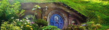 Hobbiton movie set , The Lord of the Rings, Hobbit film, Epic world HD wallpaper