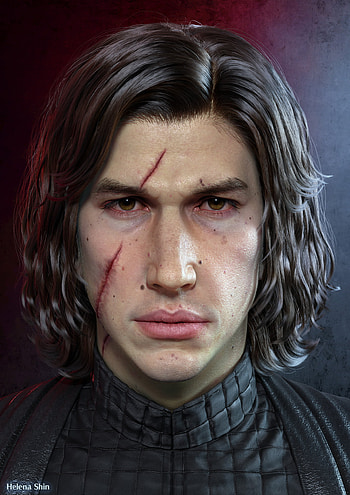 Kylo Ren, Star Wars, Fanart, Artstation HD phone wallpaper