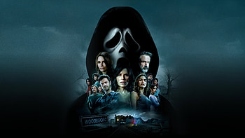 Jenna Ortega Skeet Ulrich Neve Campbell Melissa Barrera Jack Quaid Dylan Minnette Scream (2022) HD wallpaper