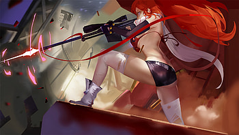 Anime - Tengen Toppa Gurren Lagann Yoko Littner HD wallpaper