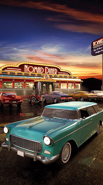 Retro Diner 03, 50s, Retro50s HD phone wallpaper