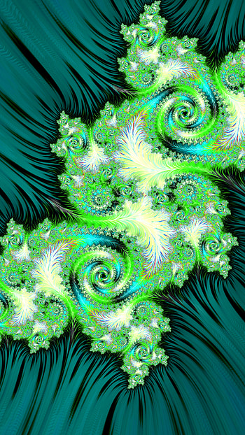 Fractal Art Trippy Psychedelic Background for Smart, green, colors, psychedelic, trippy, Abstract, fractal, abstract green HD phone wallpaper