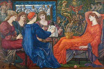 Edward Burne-Jones - Laus Veneris (1875), woman, artistic, painting HD wallpaper