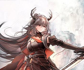 Qiu Bai, video game, Arknights HD wallpaper