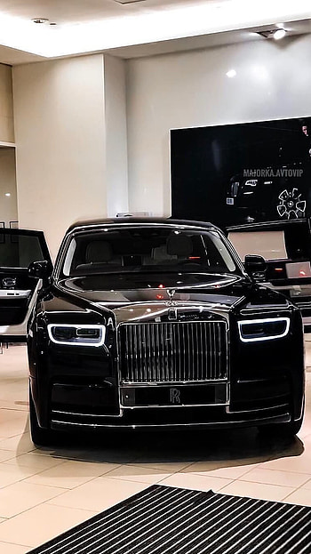 Rolls Royce, Black Rolls Royce HD phone wallpaper