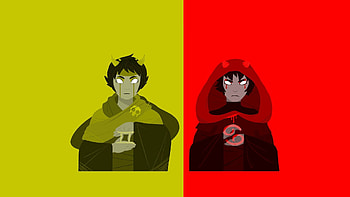 Terezi Pyrope and Karkat Vantas, Homestuck HD wallpaper