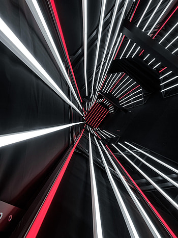 Shine, Light, Miscellanea, Miscellaneous, Lines, Neon, Backlight, Illumination, Tunnel HD phone wallpaper