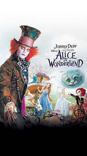 Alice in Wonderland, 2010 , Alice, Drawings HD phone wallpaper