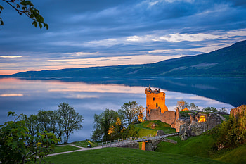 Loch Ness, Historic ruins, Urquhart Castle, Inverness exploration HD wallpaper
