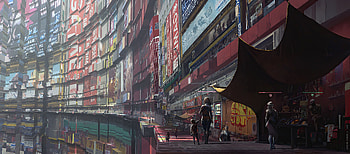 Cyberpunk Slum , cyberpunk, artist, artwork, digital-art, artstation HD wallpaper