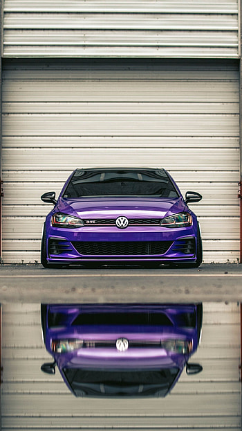 Reflection, Golf GTI HD phone wallpaper