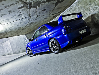 Sports, Auto, Subaru, Cars, Car, Wall, Machine, Tunnel, Sedan, Impreza, Wrx HD wallpaper